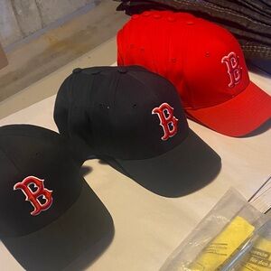 Pacifica Black and Red Pro Model Cap. New Never worn 11 total.  Med-XL. 7 3/8-8